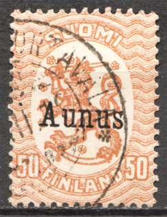 1919 Olonetz Finish Occupation Civil War 50 P (CV $90, Cancelled)