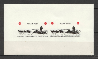British Trans-Arctic Expedition Polar Post Block (MNH)