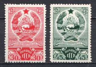 1941 USSR First Anniversary of the Karelian-Finnish SSR (Full Set)
