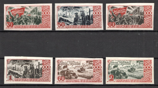 1947 USSR 30th Anniversary of the October Revolution (Imperf, Full Set)
