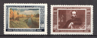 1950 USSR Anniversary of the Death of Levitan (Full Set, MNH)