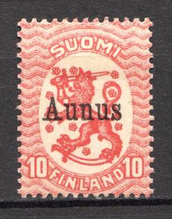 1919 Olonetz Finish Occupation Civil War 10 P (Signed)