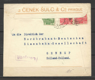 1915 Austria censorship cover to Holland