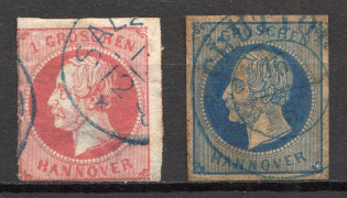 1859 Hanover Germany (CV $70, Canceled)