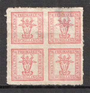 1864 Mecklenburg-Schwerin Germany 1/4 S