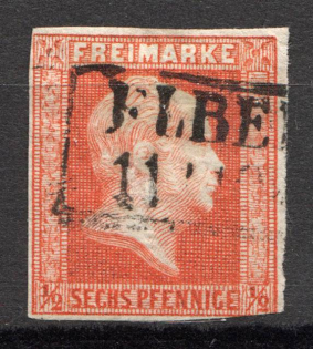 1859 Prussia Germany 1/2 S (CV $260, Full Set, Canceled)