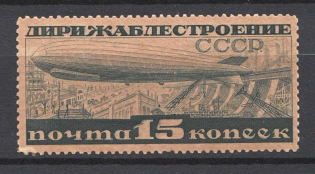 1931 USSR Airship Constructing Sc. C 25b (Perf 14, Full Set)