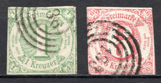 1859-61 Thurn und Taxis Germany (CV $60, Canceled)
