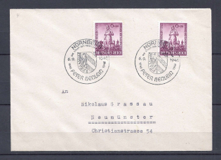 1942 Third Reich cover with special postmark Nurnberg Peter Henlein