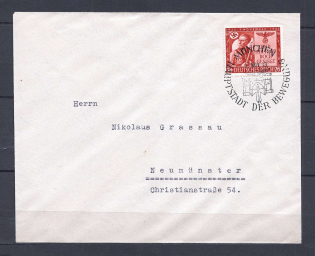 1943 Third Reich cover with special postmark Munich