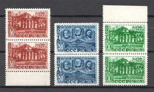 1949 USSR 150th Anniversary of Kirov Military Medical Academy Pairs (Full Set, MNH)