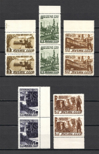 1946 USSR The Reconstruktion Pairs (Full Set, MNH)