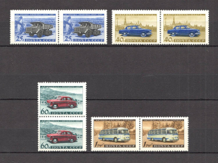 1960 USSR Soviet Automobile Industry Pairs (Full Set, MNH)