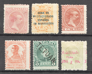 Spain Colonies Shifted Perforation Group