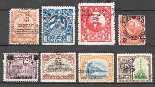 World Stamps Displaced Overprints Group (MH/Cancelled)