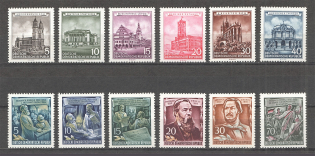 1955 German Democratic Republic GDR (CV $40, Full Sets, MNH)