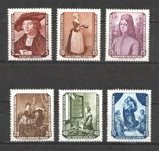 1955 German Democratic Republic GDR (CV $50, Full Set, MNH)