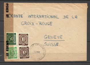 1946 Germany Allied Occupations censorship cover to Geneve
