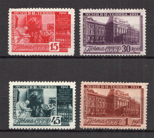 1941 USSR 5th Anniversary of the Central Lenin Museum (Full Set, MNH)