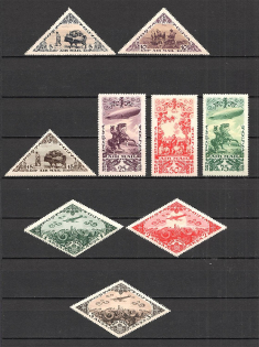1936 Russia Tannu Tuva Airmail (Full Set, CV $65)