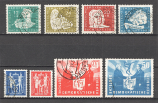 1949-51 German Democratic Republic GDR (CV $220, Full Sets, Philatelic Cancelation)