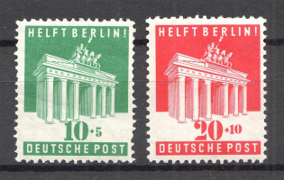 1949 Germany British and American Zones (CV $20, Full Set, MNH)