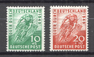 1949 Germany British and American Zones (CV $30, Full Set, MNH)