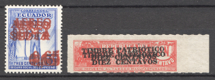 Ecuador Triple Overprint (MNH/MH)