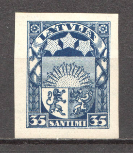 1929-32 Latvia 35 S (Probe, Proof, MNH)