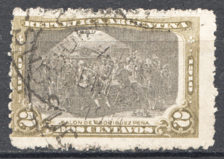 1910 Argentina Displaced Center (Cancelled)