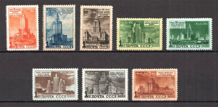 1950 USSR Moscow Skyscrapers (Full Set, MNH)