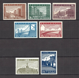 1939 USSR The New Moscow (Full Set, MNH)