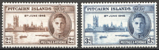 1946 Pitcairn Islands British Empire (Full Set)