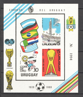 1980 Uruguay Specimen Block (MNH)