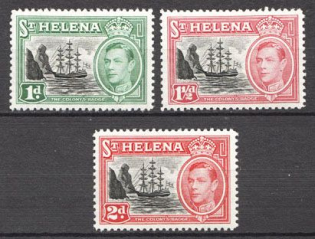 1949 St. Helena British Empire Ships (Full Set)