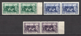 1944 USSR 100th Anniversary of the Birth of Repin Pairs (Perf, MNH)
