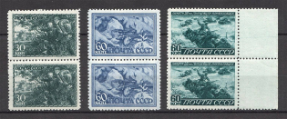 1943 USSR Heroes of the USSR Pairs (MNH)