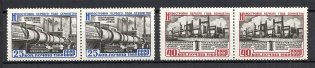 1960 USSR New Buildings of the First Year of the Seven-Year Plan Pairs (Full Set, MNH)