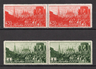 1947 USSR The Labor Day May 1 Pairs (Full Set, MNH)