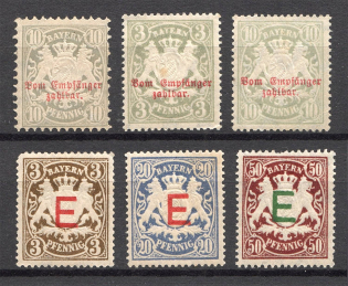 1876-1909 Bavaria Germany Group