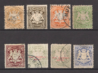 1873-1903 Bavaria Germany Group (Canceled)