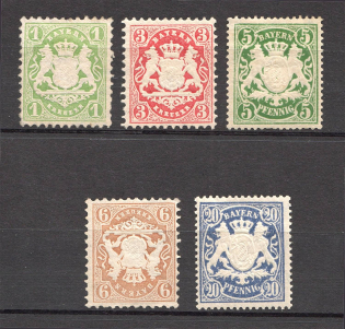 1873-1900 Bavaria Germany Group