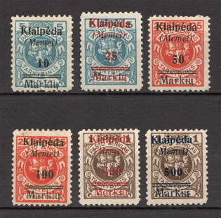 1923 Germany Klaipeda Memel (Full Set)