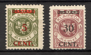 1923 Germany Klaipeda Memel (Full Set)