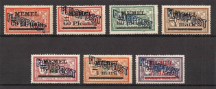 1921 Germany Memel Airmail (CV $70, Full Set)
