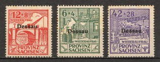 1946 Dessau Germany Local Post (Full Set, MNH)