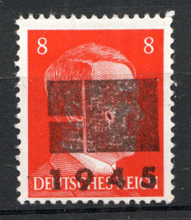 1945 Netzschkau-Reichenbach Germany Local Post 8 Pf (CV $200, Type IIa, MNH)
