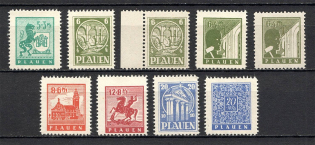 1945 Plauen Germany Local Post (Full Set, MNH)