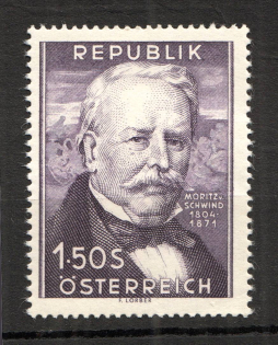 1954 Austria (CV $15, Full Set, MNH)