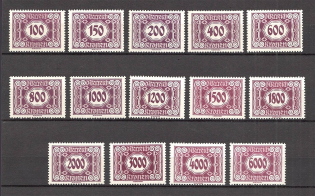 1922-24 Austria (CV $70, Full Set)